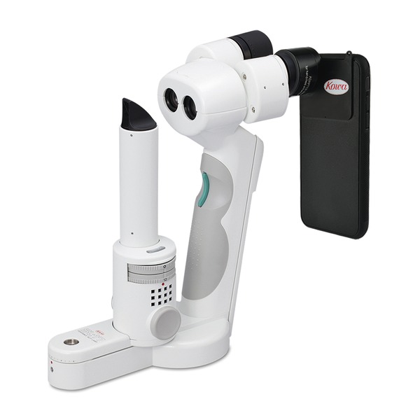 Mobiladapter, til spaltelampe KOWA SL 17 og SL 19, i brug 2